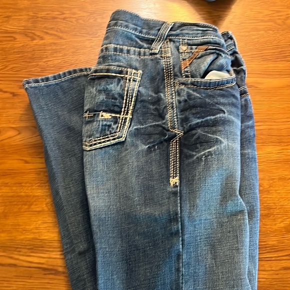 Men’s Ariat Low Rise Bootcut Jeans - Picture 1 of 4